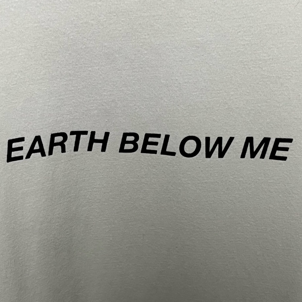 Spiritual Gangster white "Earth Below Me” graphic eye, yoga long-sleeve t-shirt - Picture 8 of 8